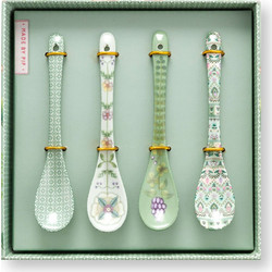 ΣΕΤ 4 TMX. ΚΟΥΤΑΛΑΚΙΑ ΠΟΡΣΕΛΑΝΗΣ LILY LOTUS LIGHT GREEN ΣΕ GIFT BOX-PIP STUDIO-51060028