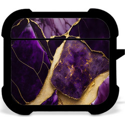 CUSTOM Marble Gold-Purple - Airpods 3