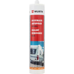 Wurth Removable Sealant Black - Στεγανοποιητικό Αφαιρούμενο Μαύρο - 310ml - 0890100043