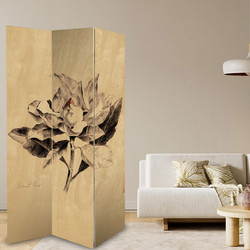 Παραβάν Εσωτερικού Χώρου Flower - 120x180 3φύλλα