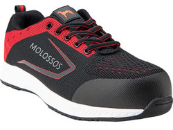 Molossos Racing Αθλητικά Παπούτσια Ασφαλείας S1P Μαύρα