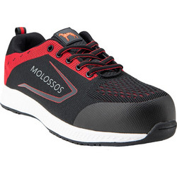 Molossos Racing Αθλητικά Παπούτσια Ασφαλείας S1P Μαύρα