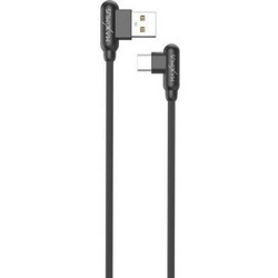 Maxximus Mx Corner Καλώδιο USB-C 1m Black