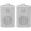 Adastra AD-BC3 Παθητικά Ηχεία Εξωτερικού Χώρου 60W Λευκά (Ζεύγος)