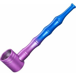 Champ High Seahorse Pipe Aluminium 11cm Blue & Purple