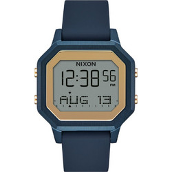 Nixon Siren Ψηφιακό Γυναικείο Ρολόι Χρονογράφος με Μπλε Καουτσούκ Λουράκι A1211-1859-00
