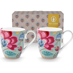 PIP STUDIO ΣΕΤ ΤΩΝ 2 ΤΜΧ ΚΟΥΠΕΣ BLOOMING TALES FANTASY BLUE 200ML-PIP STUDIO -51002597