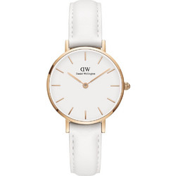 Daniel Wellington Petite Bondi Γυναικείο Ρολόι με Λευκό Μεταλλικό Μπρασελέ DW00100249