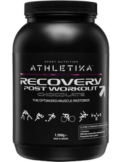 Athletika Sport Nutrition Recovery Chocolate Πρωτεΐνη Ορού Γάλακτος 1.25kg
