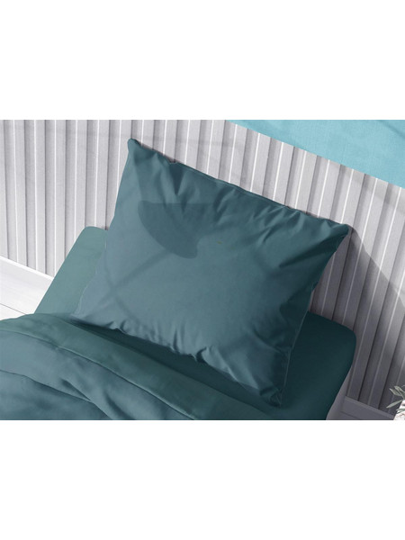 ΜΑΞΙΛΑΡΟΘΗΚΗ Solid 494 50X70 Petrol Cotton 100% Dimcol