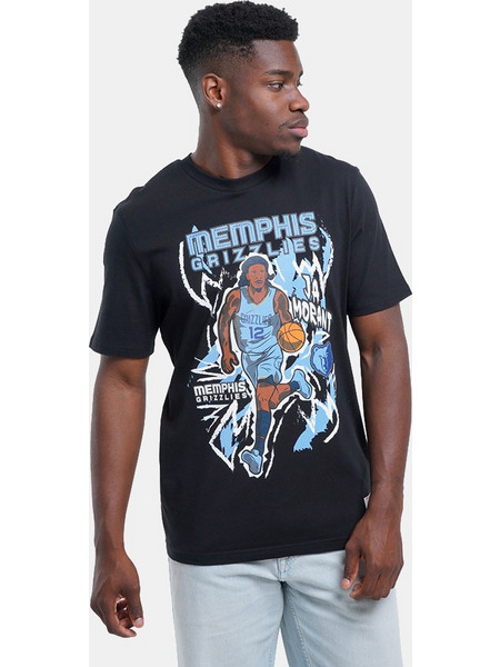 Mitchell & Ness Chalked Up Memphis Grizzlies Ανδρικό T-Shirt SS20396-MGRBLCK Black