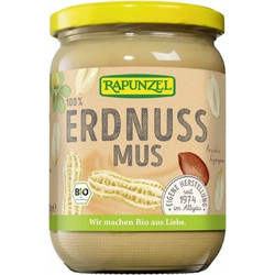 Φυστικοβούτυρο χωρίς αλάτι 500γρ ΒΙΟ Rapunzel