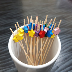 Καλαμάκια Bamboo (Sticks) Σχήμα Αστέρι Dolphin - 100 τεμ - Dolphin - 38.19.55.B/C