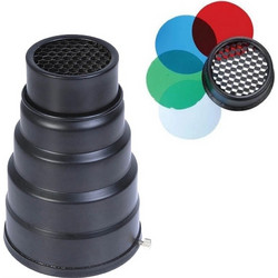 E-Reise ER-SN00S - Universal 10cm Snoot With Grid And Filters