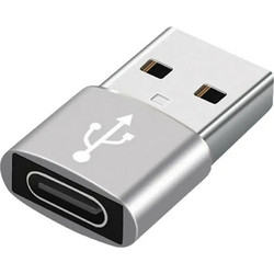 Sunix Αντάπτορας USB A Αρσενικό σε Type C Θηλυκό QC3.0 - Μαύρο