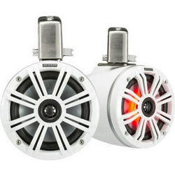 ΗΧΕΙΑ ΠΥΡΓΟΙ 6.5in-165mm KICKER 45KMTC65W LED ΛΕΥΚΑ