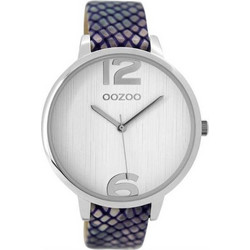 Oozoo Timepieces Γυναικείο Ρολόι με Πολύχρωμο Δερμάτινο Λουράκι C9532
