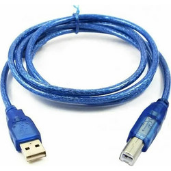 Omega USB 2.0 Cable USB-A male - USB-B female 1m Καλώδιο σύνδεσης Εκτυπωτή