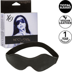 NOCTURNAL EYE MASK PVC LEATHER BLACK - CALEXOTICS