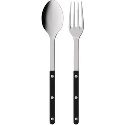Σετ Σερβιρίσματος 1Bistrot Solid Black Sabre Paris (Σετ 2 Tεμαχίων)