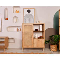 Multi Purpose Cabinet Hazeran Multi Oak