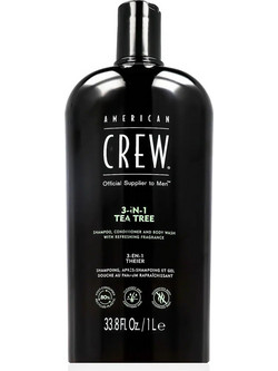 American Crew Tea Tree Balancing Σαμπουάν για Ξηρά Λεπτά & Ταλαιπωρημένα Μαλλιά 1lt