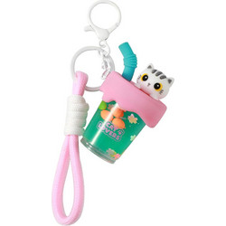 iTotal - Bubble Tea keychain WHITE CAT (XL3078)