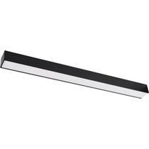 Φωτιστικό γραμμικό LED mini αλουμινίου dimmable 18W 230V θερμό φως 3000K 60cm μαύρο - 21-60118001