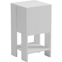 ΚΟΜΟΔΙΝΟ ARGUS HM18378.02 ΜΕΛΑΜΙΝΗ ΣΕ ΛΕΥΚΟ 30x30x55Υεκ. HOMEMARKT
