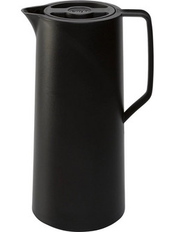 Emsa Quick Press Ποτήρι Θερμός Πλαστικό / Γυάλινο 1lt Black N4170700