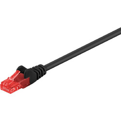 GOOBAY καλώδιο δικτύου 68680, CAT 6 U/UTP, CCA, 2m, μαύρο