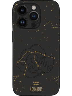 Sonique Zodiac Series Aquarius Back Cover (iPhone 14 Pro)