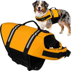Dog Life Jacket Purlov. Σωσίβιο Γιλέκο Σκύλου Purlov Large για σκύλους 10-20 kg για Κολύμβηση & Θαλάσσιες Δραστηριότητες