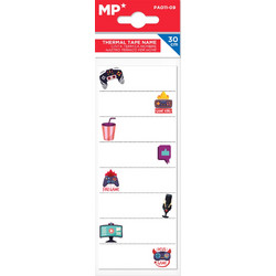 MP θερμοκολλητικές ετικέτες ρούχων gaming PA011-09, 19τμχ