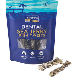 Fish4dogs Dental Sea Jerky Fish Twists 100gr