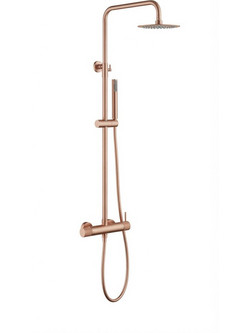 Κολώνα Ντους με Μπαταρία Imex Bless BDB063/ORC Ματ Rose Gold / Χαλκός PVD BDB063/ORC