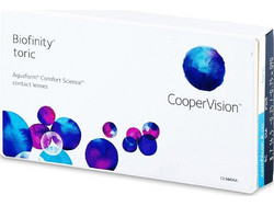 Cooper Vision Biofinity Μηνιαίοι Φακοί Επαφής Αστιγματικοί Σιλικόνης Υδρογέλης 6τμχ