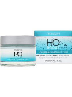 Creightons H2O Boost Hyaluronic Overnight Κρεμώδης Μάσκα Προσώπου για Ενυδάτωση με Υαλουρονικό 50ml