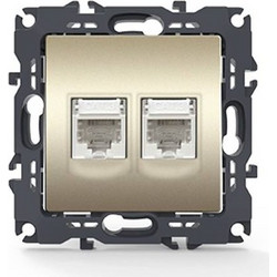 Aca Light PRIME ΠΡΙΖΑ ΤΗΛΕΦΩΝΟΥ MAT ΣΑΜΠΑΝΙΖΕ ΜΕ ΒΥΣΜΑ 2XRJ11 CAT3 IP20