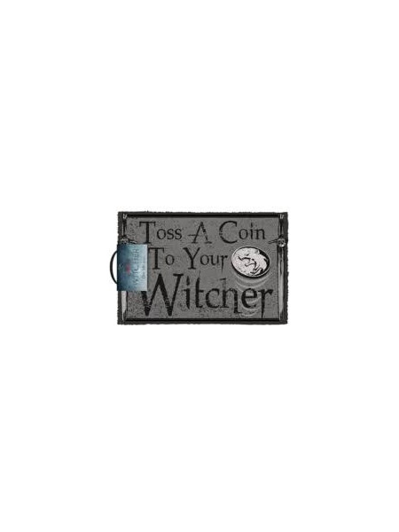 The Witcher Doormat Toss A Coin 40X60 Cm