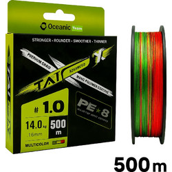 Oceanic Team TAI Advanced X PEx8 500m Multicolor - Νήμα Ψαρέματος P.E 1.2