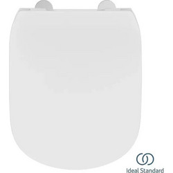 Ideal Standard Tesi Καπάκι Λεκάνης D-Shape Πλαστικό Soft Close Λευκό T552201