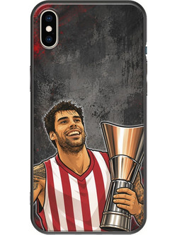 Θήκη Kings of Europe Legends - Saint George iPhone XS Max Black TPU (Μαύρη Σιλικόνη)