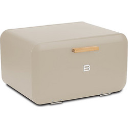 Ψωμιέρα μεταλλική warm gray 34cm.NAVA