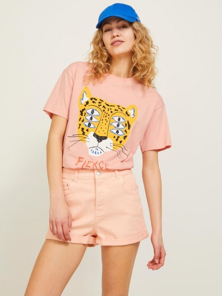 Relaxed T-Shirt JJXX 12212362 Tropical Peach