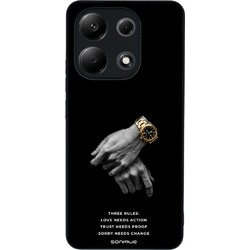 Sonique Men's Edition Θήκη με Σχέδιο «Three Rules» (Xiaomi Redmi Note 13 4G)
