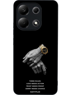 Sonique Men's Edition Θήκη με Σχέδιο «Three Rules» (Xiaomi Redmi Note 13 4G)