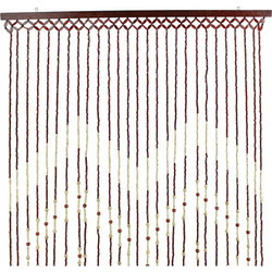 Κουρτίνα απο ξύλο σε φυσικο/καφε χρ.200cm
