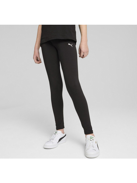 Puma Ess Logo Leggings G Παιδικό Κολάν 684903-01 ΜΑΥΡΟ