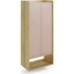 MOBIUS regal 2D color: hikora oak/white DIOMMI V-PL-MOBIUS-REGAL_2D-ANT.ROZ